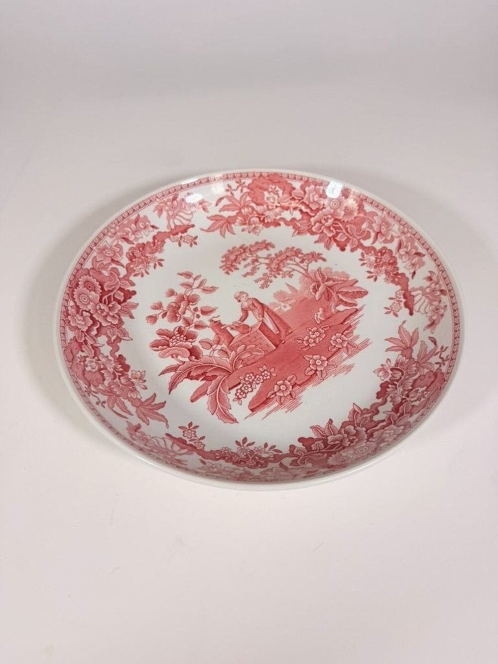 Pasta Serving Bowl Spode Archive Collection Georgian Series England Girl At Well - Picture 12 of 16